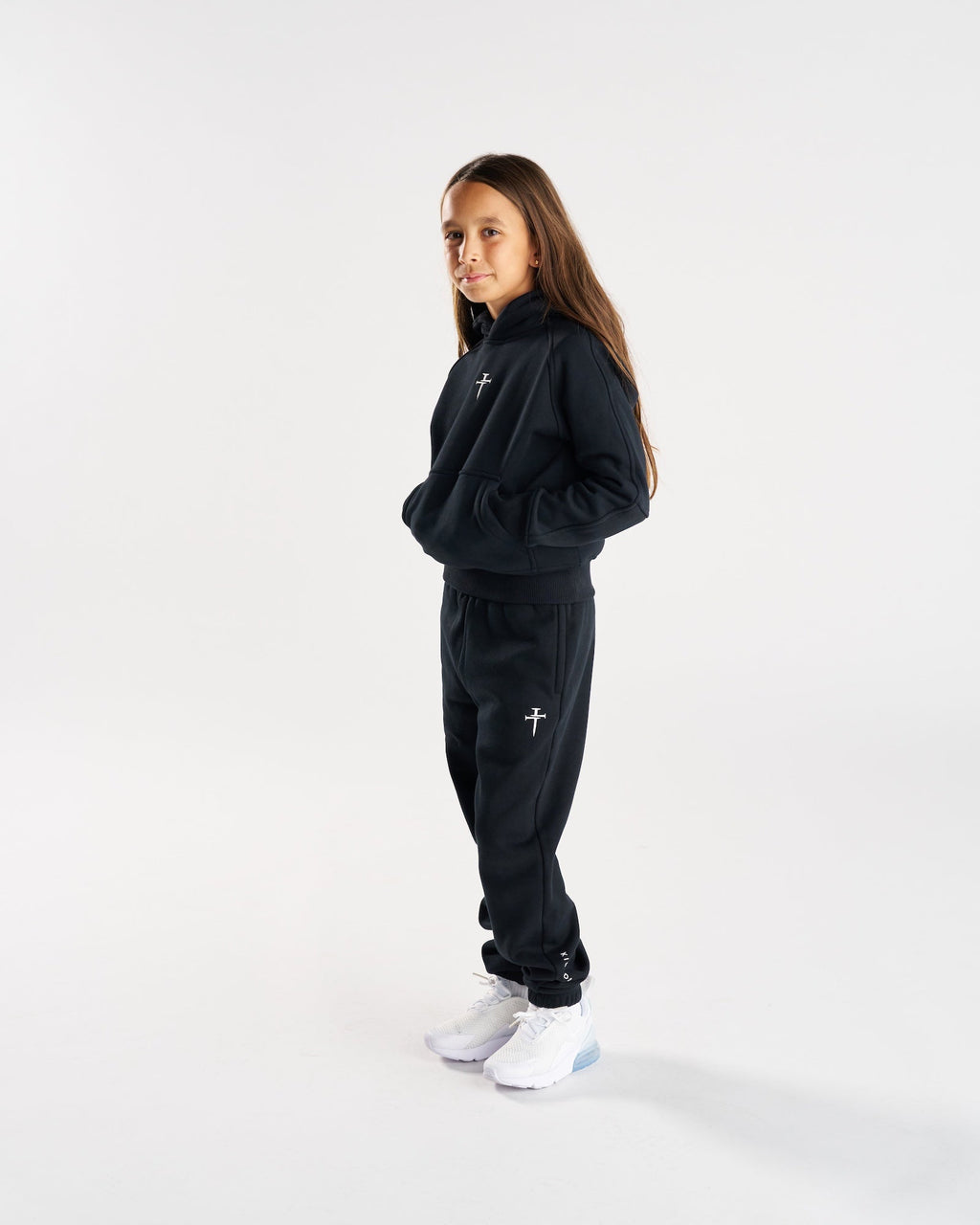 Youth Signature Fleece Hoodie - Black