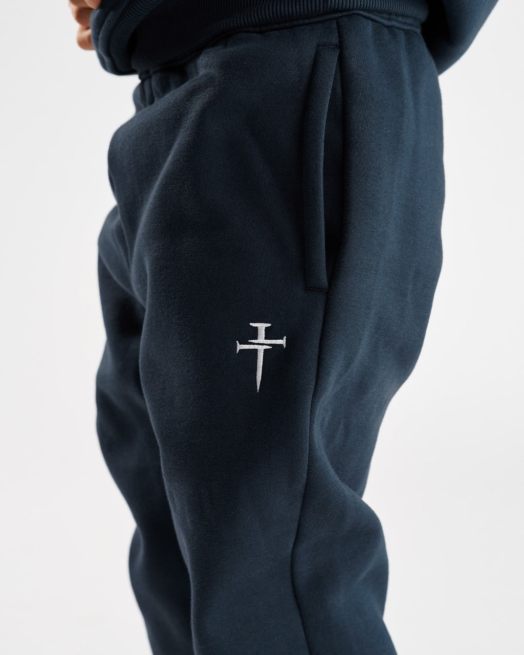 Youth Signature Fleece Sweatpants - Midnight Navy