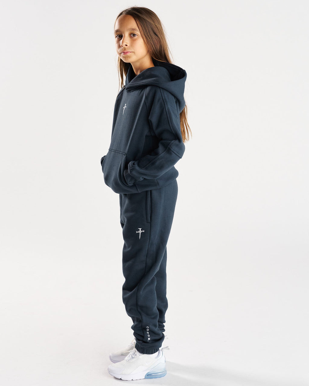 Youth Signature Fleece Sweatpants - Midnight Navy